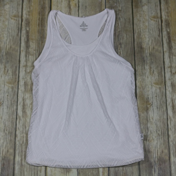Prana Tops - Prana Mika Tank Top Layered Bubbled Hem Yoga Run
